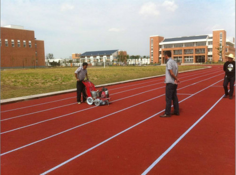 招遠塑膠跑道施工